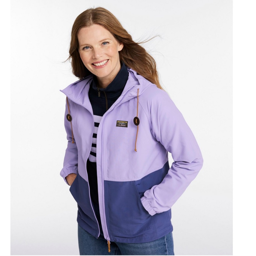 LL Bean Purple Anorak